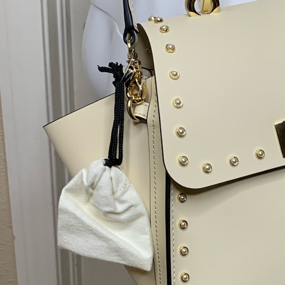 Zac Zac Posen Earth Pearls Top Handle Leather Bag - Picture 7 of 12
